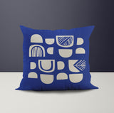 Siti Abstract Reversible Indoor/Outdoor Square Pillow Cover