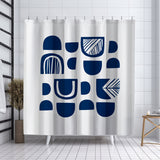 Siti Shower Curtain in Navy Blue - view 2