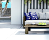 Siti Abstract Reversible Indoor/Outdoor Square Pillow Cover
