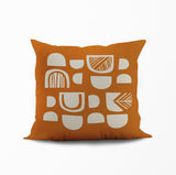Siti Abstract Reversible Indoor/Outdoor Square Pillow Cover