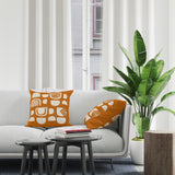 Siti Abstract Reversible Indoor/Outdoor Square Pillow Cover