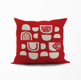 Siti Abstract Reversible Indoor/Outdoor Square Pillow Cover
