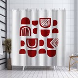 Siti Shower Curtain in Red - view 2