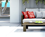 Siti Abstract Reversible Indoor/Outdoor Square Pillow Cover