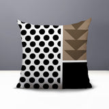 Snazzy Abstract Reversible Indoor/Outdoor Square Pillow