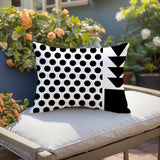Snazzy Abstract Reversible Indoor/Outdoor Rectangle Pillow