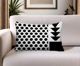 Snazzy Abstract Reversible Indoor/Outdoor Rectangle Pillow