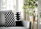 Snazzy Abstract Reversible Indoor/Outdoor Square Pillow