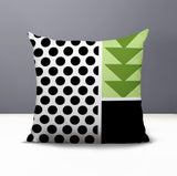 Snazzy Abstract Reversible Indoor/Outdoor Square Pillow