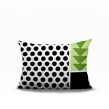 Snazzy Abstract Reversible Indoor/Outdoor Rectangle Pillow