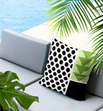 Snazzy Abstract Reversible Indoor/Outdoor Rectangle Pillow