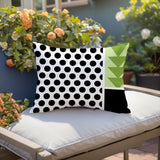 Snazzy Abstract Reversible Indoor/Outdoor Rectangle Pillow