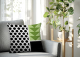 Snazzy Abstract Reversible Indoor/Outdoor Square Pillow