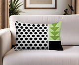 Snazzy Abstract Reversible Indoor/Outdoor Rectangle Pillow
