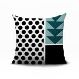 Snazzy Abstract Reversible Indoor/Outdoor Square Pillow