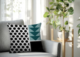 Snazzy Abstract Reversible Indoor/Outdoor Rectangle Pillow