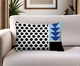 Snazzy Abstract Reversible Indoor/Outdoor Rectangle Pillow