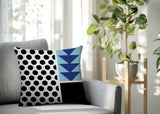 Snazzy Abstract Reversible Indoor/Outdoor Rectangle Pillow
