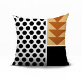 Snazzy Abstract Reversible Indoor/Outdoor Square Pillow
