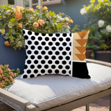 Snazzy Abstract Reversible Indoor/Outdoor Rectangle Pillow