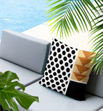 Snazzy Abstract Reversible Indoor/Outdoor Square Pillow