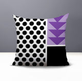 Snazzy Abstract Reversible Indoor/Outdoor Square Pillow