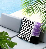 Snazzy Abstract Reversible Indoor/Outdoor Rectangle Pillow