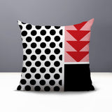 Snazzy Abstract Reversible Indoor/Outdoor Square Pillow