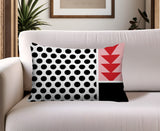 Snazzy Abstract Reversible Indoor/Outdoor Rectangle Pillow