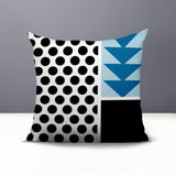 Snazzy Abstract Reversible Indoor/Outdoor Square Pillow