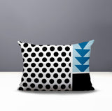 Snazzy Abstract Reversible Indoor/Outdoor Rectangle Pillow