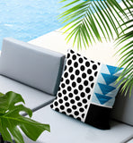 Snazzy Abstract Reversible Indoor/Outdoor Rectangle Pillow