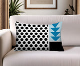 Snazzy Abstract Reversible Indoor/Outdoor Rectangle Pillow