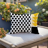Snazzy Abstract Reversible Indoor/Outdoor Rectangle Pillow