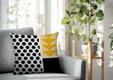 Snazzy Abstract Reversible Indoor/Outdoor Square Pillow