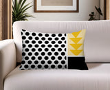 Snazzy Abstract Reversible Indoor/Outdoor Rectangle Pillow