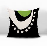 Sofi Abstract Reversible Indoor/Outdoor Square Pillow