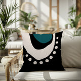 Sofi Abstract Reversible Indoor/Outdoor Square Pillow