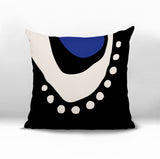Sofi Abstract Reversible Indoor/Outdoor Square Pillow