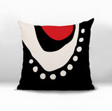Sofi Abstract Reversible Indoor/Outdoor Square Pillow