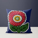 Soni Microsuede Square Throw Pillow in Red; Pink; Green - Size 20x20