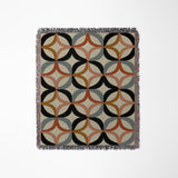 Spectra Cotton Blend Blanket Throw in Black, full view
