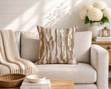 Spiro Patchwork  Indoor/Outdoor Reversible Square Pillow