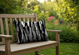 Spiro Patchwork  Indoor/Outdoor Reversible Rectangular Pillow