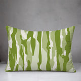 Spiro Patchwork  Indoor/Outdoor Reversible Rectangular Pillow