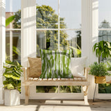 Spiro Patchwork  Indoor/Outdoor Reversible Square Pillow
