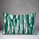 Spiro Patchwork  Indoor/Outdoor Reversible Rectangular Pillow