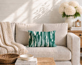 Spiro Patchwork  Indoor/Outdoor Reversible Rectangular Pillow