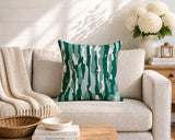 Spiro Patchwork  Indoor/Outdoor Reversible Square Pillow
