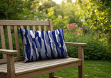 Spiro Patchwork  Indoor/Outdoor Reversible Rectangular Pillow